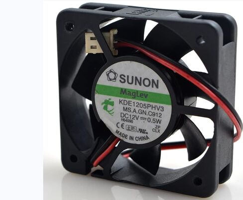 KDE1205PHV3 SUNON 505015 مم 12 فولت 0.5 وات 5 سم مروحة تبريد بسلكين in Kuwait