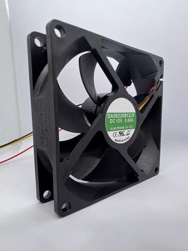 DA09225B12UF DC12V 0.60A 3-سلك العاكس مروحة التبريد 92x92x25mm 92mm in Kuwait