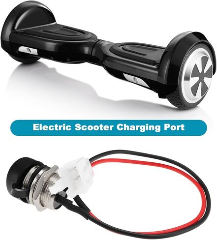 OTOTEC 2 قطعة منفذ شحن سكوتر كهربائي مناسب للوحات الحوامة الذكية ذاتية التوازن 12 فولت 24 فولت 36 فولت 48 فولت in Saudi Arabia