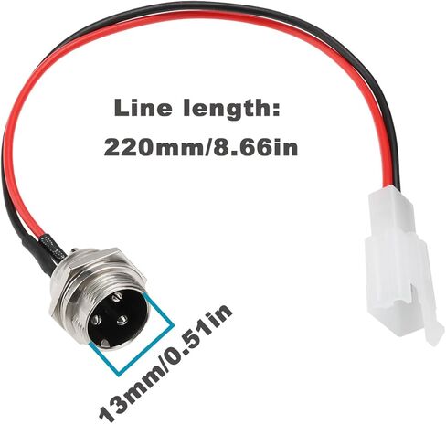 OTOTEC 2 قطعة منفذ شحن سكوتر كهربائي مناسب للوحات الحوامة الذكية ذاتية التوازن 12 فولت 24 فولت 36 فولت 48 فولت in Saudi Arabia