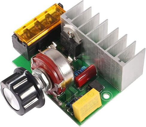 AC Voltage Regulator, 4000W High Power Dimmer Speed Temperature Control Module with and Housing, for Home and Industrial Use 10‑220V in Saudi Arabia
