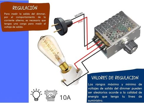 AC Voltage Regulator, 4000W High Power Dimmer Speed Temperature Control Module with and Housing, for Home and Industrial Use 10‑220V in Saudi Arabia