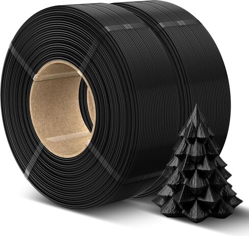 عبوة إعادة تعبئة خيوط PETG من TECBEARS 1.75 مم، إعادة تعبئة خيوط الطابعة ثلاثية الأبعاد لبكرة قابلة لإعادة الاستخدام، دقة الأبعاد +/- 0.02 مم، 1 كجم لكل بكرة، عبوتان، أخضر زيتوني in Kuwait