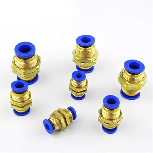 10 قطعة PM4 PM6 PM8 PM10 هوائي سريع منظم ضغط سريع الأنابيب خنق صمام ضاغط الملحقات تركيب هوائي (PM10) in Kuwait