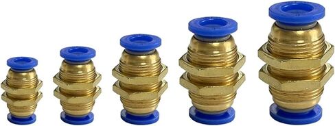 10 قطعة PM4 PM6 PM8 PM10 هوائي سريع منظم ضغط سريع الأنابيب خنق صمام ضاغط الملحقات تركيب هوائي (PM10) in Kuwait