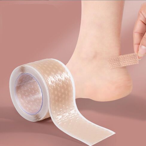 1pc 100cm Gel Heel Protector Foot Patches Adhesive Blister Pads Heel Liner Shoes Stickers Relief Plaster Foot Care Cushion Grip in Saudi Arabia