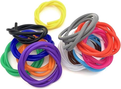 Lfang-Silicone خرطوم 3M الغذاء الصف واضح خرطوم مطاط السيليكون الشفاف ID 2 3 4 5 6 7 8 9 10 12 16mm O.D أنبوب سيليكون مرن غير سام، مقاوم للضغط والانفجار (أنبوب سيليكون أسود) in Saudi Arabia