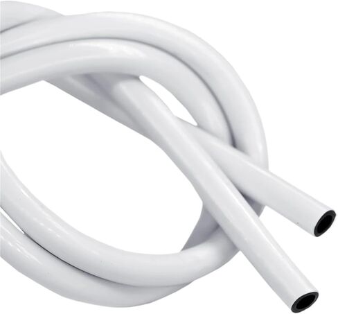 Lfang-Silicone Hose 1/8'' 1/4'' 3/8'' Panda PVC Hose 2-Layer Drip Irrigation Pipe White Skin Black Inside Micro Garden Watering Tubing, Pressure and explosion proof(4l7MM,100m) in Saudi Arabia