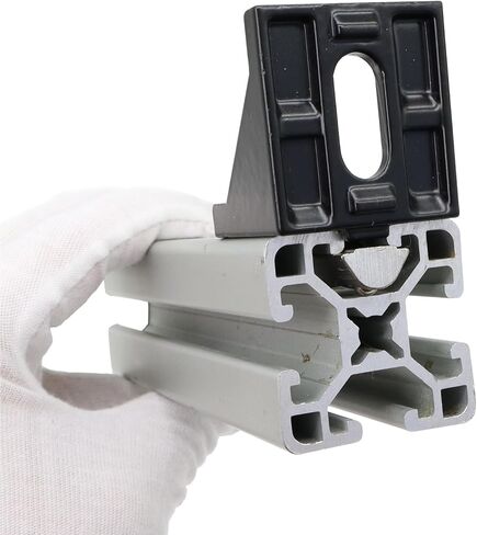 20 Sets 40 Series Aluminum Extrusion Profile T Slot Corner Bracket 4040 90 Degree Right Angle Connector with M8 Spring Bolts Nuts for 40/40 4080 Extruded Aluminum Hardware in Saudi Arabia