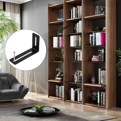 12PCS Adjustable Right Angle Brackets Sets 4" Adjustable 90 Degree Slotted L Brackets with 2 Slots Holes Heavy Duty Metal for PC Case Shelves Wood Furniture Cabinet Drawer, Max Load 30 LB in Saudi Arabia