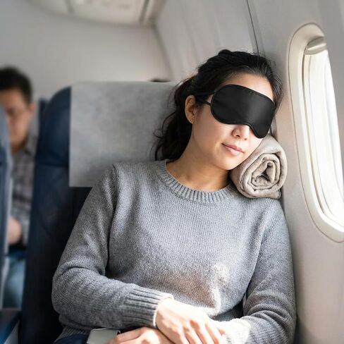 10 عبوات من قناع العين للنوم، قناع العين المعتم أثناء النوم للنساء والرجال، غطاء ناعم للعين للسفر والقيلولة والمكتب والألعاب in Saudi Arabia