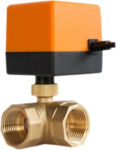 Three-Wire Two-Way Control 1/2" 3/4" 1" Three-Way Ball Valve Ball Valve Brass(1,24VDC) in Saudi Arabia
