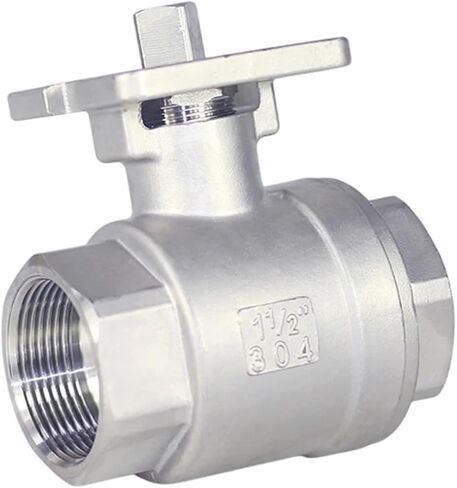 1/2 3/4 1 2 Two-piece High Platform Ball Valve Stainless Steel Female Thread Q11F 1Pcs(1") in Saudi Arabia