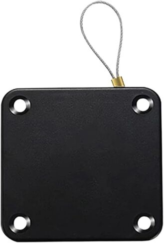 Punch-Free Automatic Screen Door Closer with Steel Pull Cord(Black) in Saudi Arabia