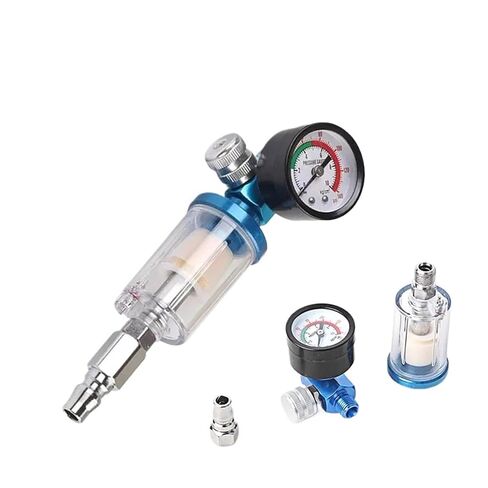 أدوات مسدس رش الطلاء الضاغط أجزاء الضغط 1/4 بوصة فاصل الزيت والماء فلتر الهواء حزام مصيدة الرطوبة (AF+PF+RG، 20 قطعة) in Kuwait