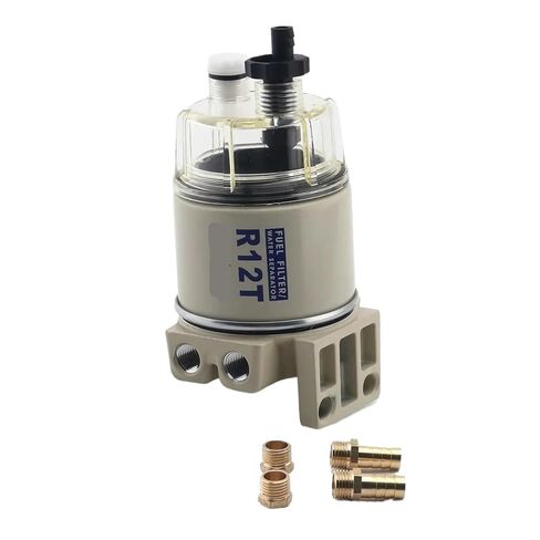 1 قطعة فلتر الوقود R12T فاصل الوقود/الماء محرك فلتر التجميع الكامل in Kuwait