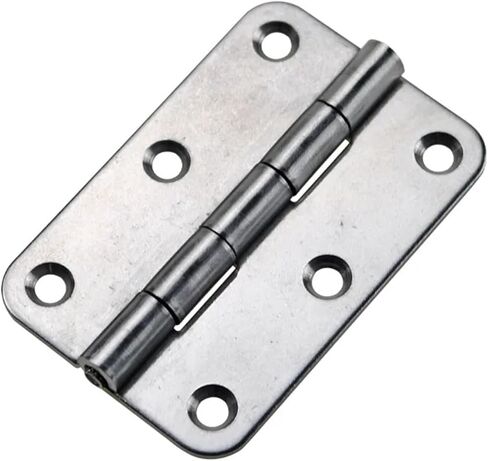 304 الفولاذ المقاوم للصدأ للطي شقة ستة ثقب الباب المفصلي الحاملة 1 قطعة in Kuwait