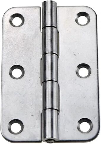 304 الفولاذ المقاوم للصدأ للطي شقة ستة ثقب الباب المفصلي الحاملة 1 قطعة in Kuwait