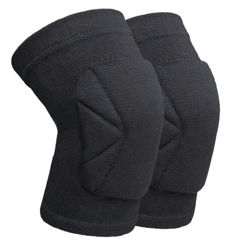 Men & Women Knee Pads for Wrestling, Elastic Knee Protector for Soccer, Volleyball, Gym, Flooring, Gardening, Exercise, Snowboarding and Workout - Comfortable Fit Knee Protector for Workers, Black L in Saudi Arabia