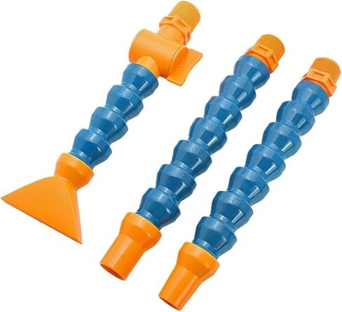 Flexible Oil Coolant Hose 1PC 3/4" Cooling Tube Plastic Flexible Water Large Size Big Flow Rate(Nozzle-6362,150MM-WITH SWITCH) in Saudi Arabia