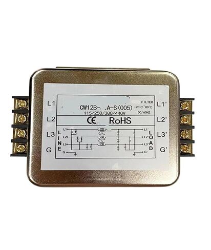 Three-Phase 380VAC Three-Wire Power Filter CW12B-30A-S 10 20 40A Terminal Block(CW12B-30A-S 005 30A 380VAC) in Saudi Arabia