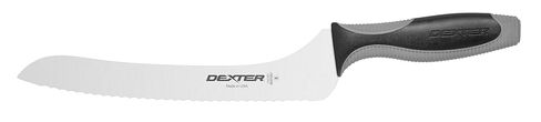 Dexter-Russell V163-9SC-PCP V-Lo (29323) سكين ساندويتش، 9 بوصات، حافة صدفية، خالية من البقع، فولاذ عالي الكربون، مقبض ناعم الملمس، تغليف مثالي لأدوات المائدة، معتمد من NSF in Saudi Arabia