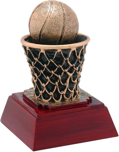 Decade Awards Basketball Trophy - Engraved Basketball Award - Customize Now (4 Inch Tall) in Saudi Arabia