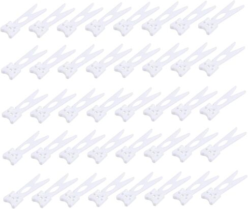 أقواس بلاستيكية لـ 50 قطعة من رفوف إطارات الصور المنزلية وحوامل سطح المكتب وحوامل الصور للعرض سهلة الاستخدام in Kuwait