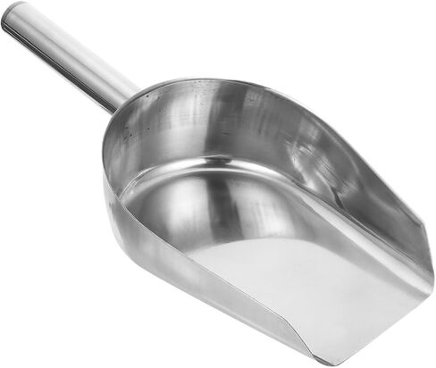 Yardwe Multi-Purpose Ice Scoop 11.02In with Ergonomic Handle Stainless Steel Food Flour Grain Shovel for Kitchen Bar and Restaurant Use in Saudi Arabia