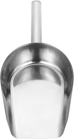 Yardwe Multi-Purpose Ice Scoop 11.02In with Ergonomic Handle Stainless Steel Food Flour Grain Shovel for Kitchen Bar and Restaurant Use in Saudi Arabia
