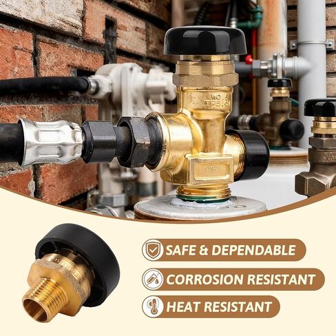 Vacuum Relief Valve 3/4 Inch Low Profile Water Service for Water and Heater Tanks Brass Leak Proof in Saudi Arabia