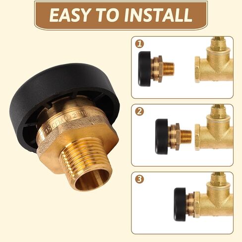 Vacuum Relief Valve 3/4 Inch Low Profile Water Service for Water and Heater Tanks Brass Leak Proof in Saudi Arabia