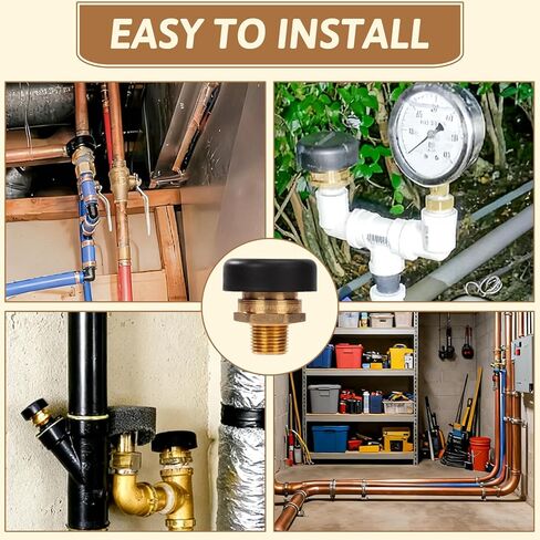 Vacuum Relief Valve 3/4 Inch Low Profile Water Service for Water and Heater Tanks Brass Leak Proof in Saudi Arabia