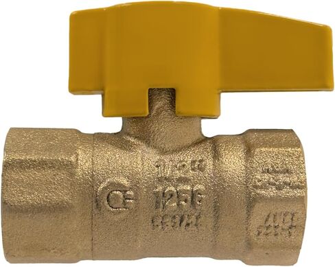 10 PIECES XFITTING 1/2" IPS BRASS GAS BALL VALVE, CSA APPROVED 1/4 TURN - PROPANE, NATURAL GAS, METAL HANDLE in Saudi Arabia