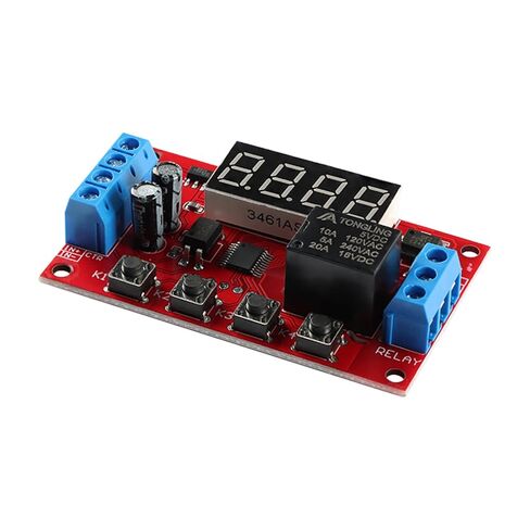 2pcs 5V Time Delay Relay Module 32 Preset Functions - 10A DC / 5A AC Load - -25°C to +85°C - Power-Off Memory - DIN Mount in Saudi Arabia
