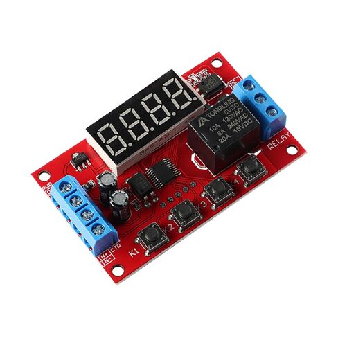 2pcs 5V Time Delay Relay Module 32 Preset Functions - 10A DC / 5A AC Load - -25°C to +85°C - Power-Off Memory - DIN Mount in Saudi Arabia