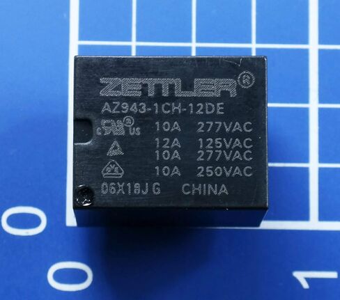 مرحل AZ943-1CH-12DE - 15 A SPDT 12 VDC PCB Mount مختوم (عبوة من 2) in Kuwait