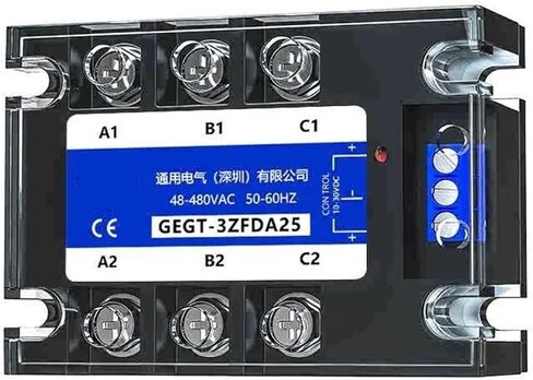 مرحل الحالة الصلبة ثلاثي الطور 220 فولت محرك للأمام والخلف GEGT-3ZF وحدة تحكم 380 فولت AC60A(GEGT-3ZFDA60) in Kuwait