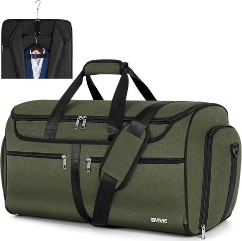 Duffle Garment Bag For Travel Convertible Garment Bag With Shoe Compartment, 2 in 1 Detechable Shoulder Strap Carry On Duffel Bag For Men Women in Saudi Arabia