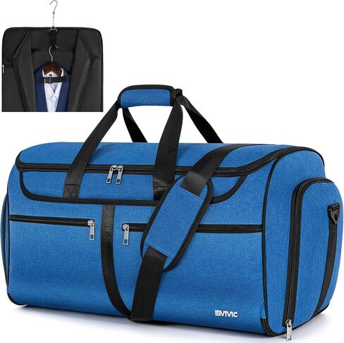 Duffle Garment Bag For Travel Convertible Garment Bag With Shoe Compartment, 2 in 1 Detechable Shoulder Strap Carry On Duffel Bag For Men Women in Saudi Arabia