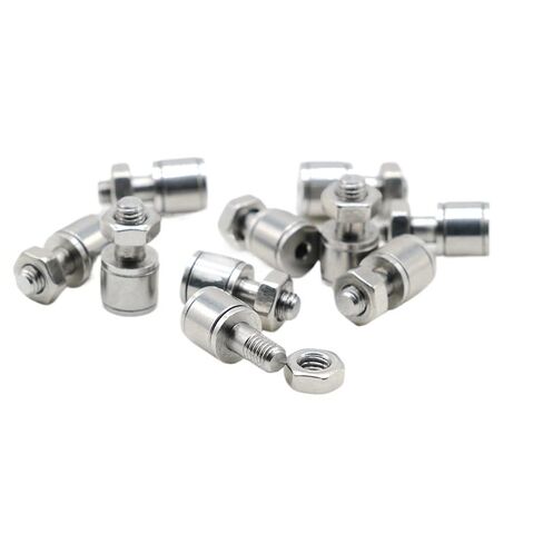 1 قطعة CFS3V مسمار نوع كام أتباع محامل KR6 SUS304 الفولاذ الأسطوانة المسار عداء تحمل M3X6X11.5mm in Saudi Arabia