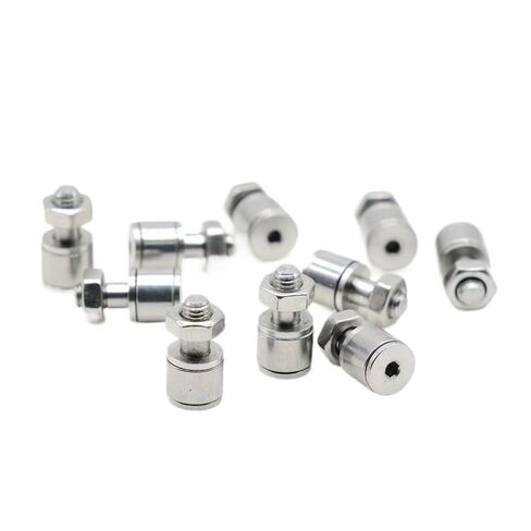 1 قطعة CFS3V مسمار نوع كام أتباع محامل KR6 SUS304 الفولاذ الأسطوانة المسار عداء تحمل M3X6X11.5mm in Saudi Arabia