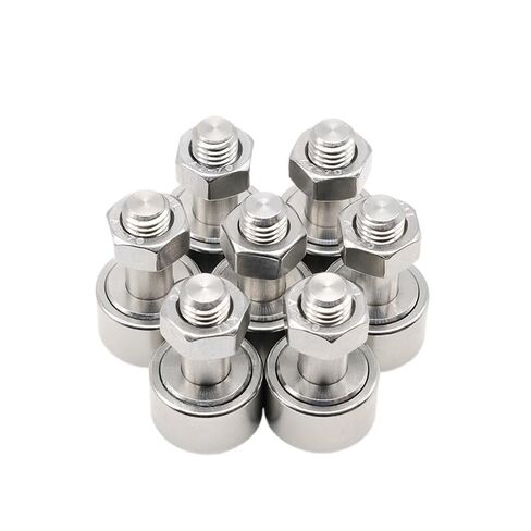 1 قطعة CFS3V مسمار نوع كام أتباع محامل KR6 SUS304 الفولاذ الأسطوانة المسار عداء تحمل M3X6X11.5mm in Saudi Arabia