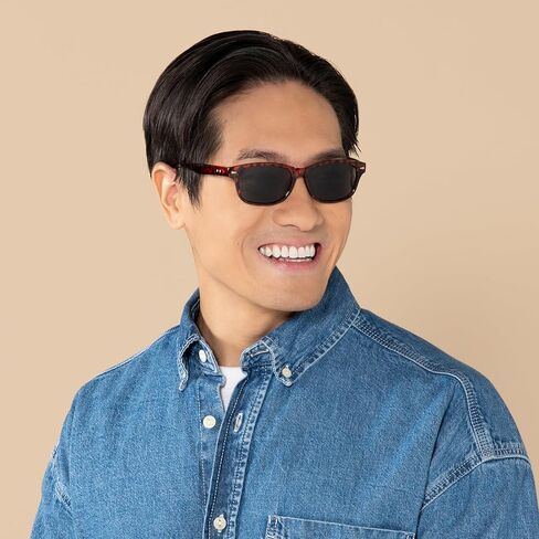Readers.com Reading Sunglasses: The Key West Reading Sunglasses, Acetate square Style for Men and Women in Saudi Arabia
