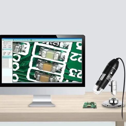 1600X كاميرا مجهرية رقمية نوع C USB مجهر إلكتروني محمول لإصلاح الهاتف الخليوي المكبر لحام in Kuwait