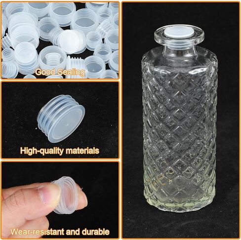 60PCS 6 Size Salt And Pepper Stoppers Plugs Reusable, 10/12/14/16/18/23 mm Stoppers for Salt And Pepper Shakers, Replacement Shaker Plugs for Bottom Home Kitchen in Saudi Arabia
