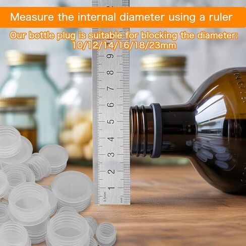 60PCS 6 Size Salt And Pepper Stoppers Plugs Reusable, 10/12/14/16/18/23 mm Stoppers for Salt And Pepper Shakers, Replacement Shaker Plugs for Bottom Home Kitchen in Saudi Arabia