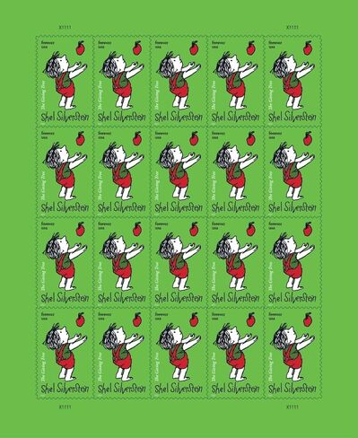 USPS Shel Silverstein (1930-1999) (ورقة من 20) شجرة العطاء، طوابع البريد إلى الأبد سكوت #5683 in Saudi Arabia