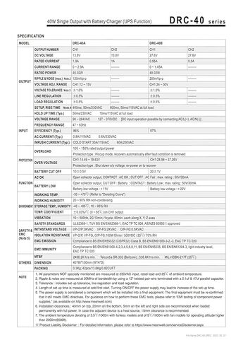 DRC-40A 40.02W Single Output with Battery Charger DRC-40 13.8V/1.9A 13.8V/1A in Kuwait