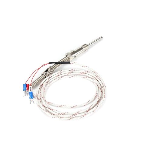 WZPT-01 ضغط الربيع M12 PT100 نوع مع سلك كابل الحرارية استشعار درجة الحرارة 1 قطعة (PT100 2M M12) in Kuwait